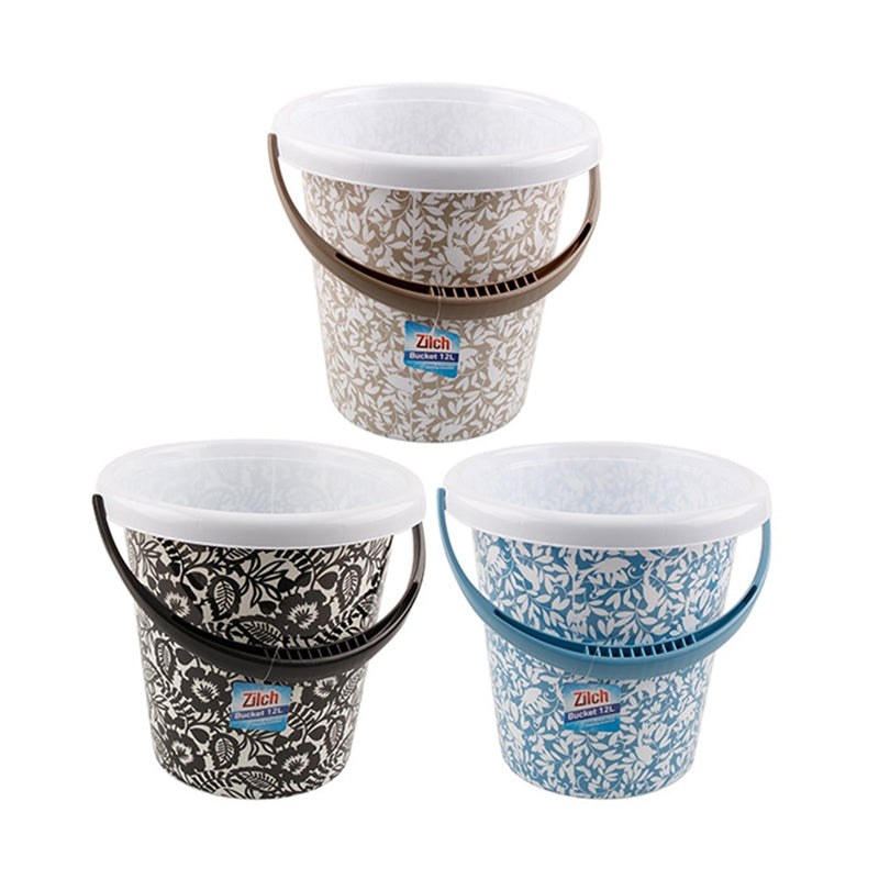 Print Bucket 12L 3 ASST COLS - $6.00 EA / CTN QTY: 12