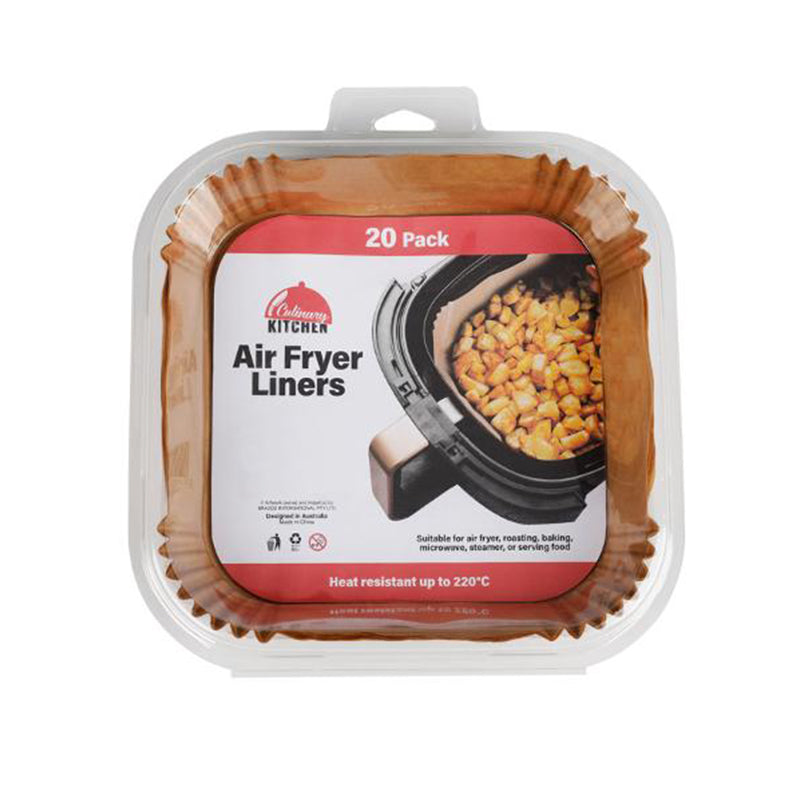 Air Fryer Liner Sqr 20Pk - $1.50 EA / CTN QTY: 12
