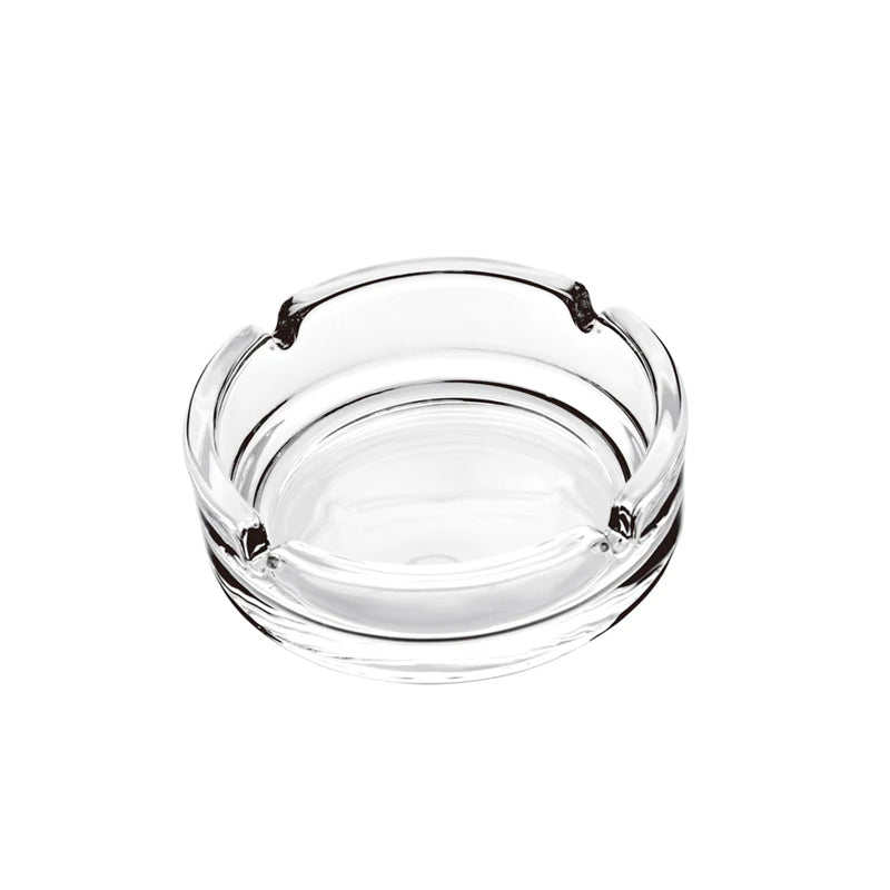 Glass Ashtray Round 10.5cm - $1.20 EA / CTN QTY: 2