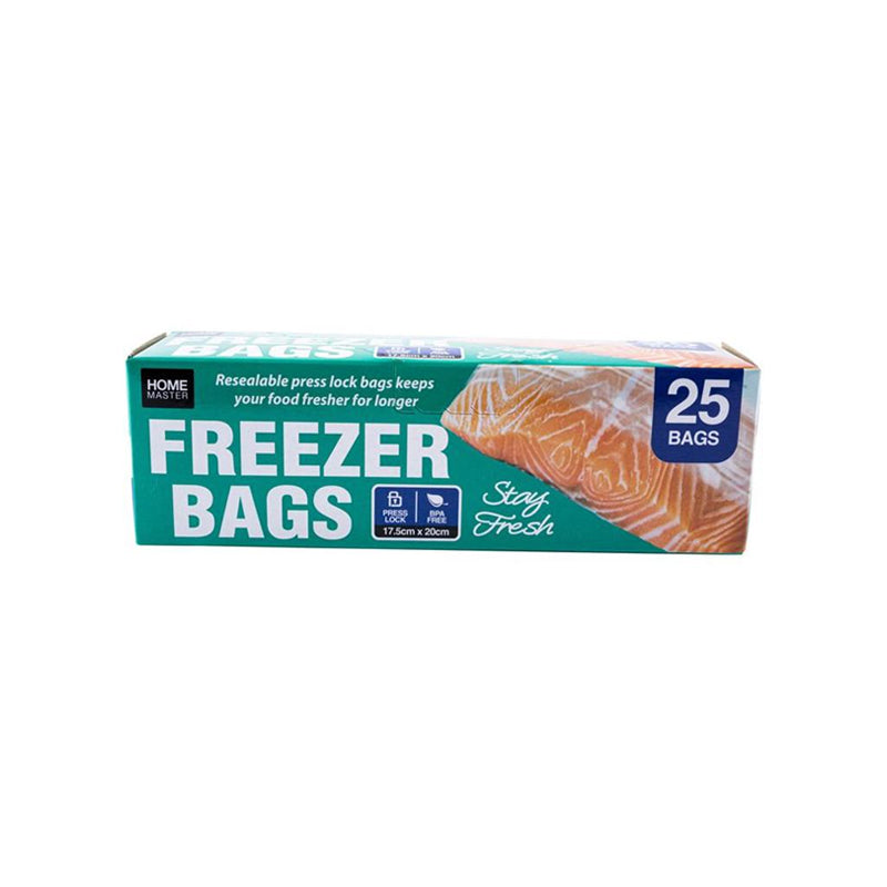 Freezer Bags Snap Lock 25pk - $1.65 EA / CTN QTY: 18