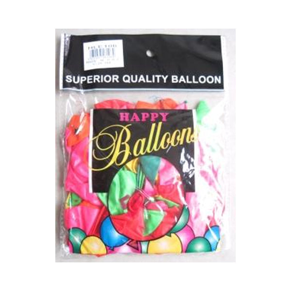 Balloon Assorted Colour 50PK - $1.75 EA / CTN QTY: 24