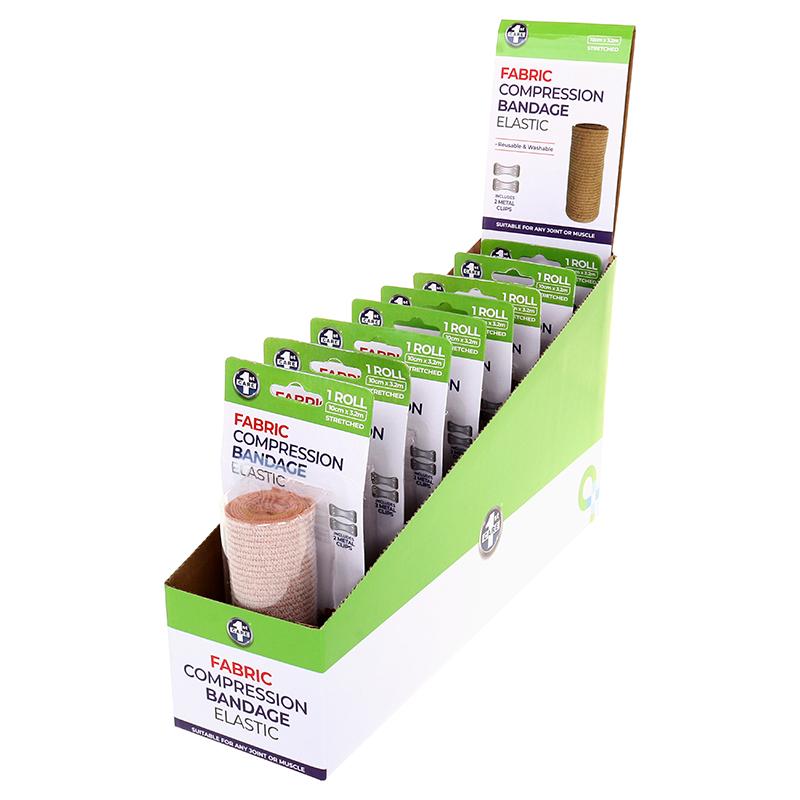 Compression Elastic Bandage Roll 1.3m - $1.65 EA / CTN QTY: 12