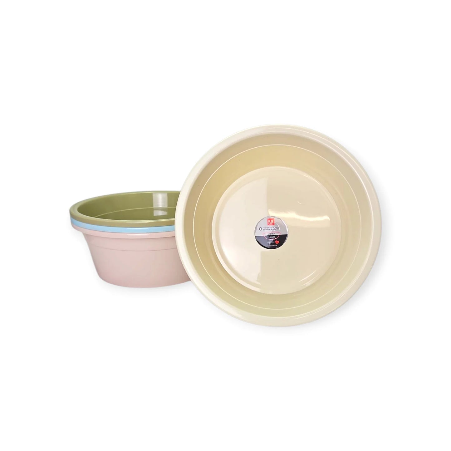 Coloured Plastic Basin 28x11cm - $1.50 EA / CTN QTY: 10