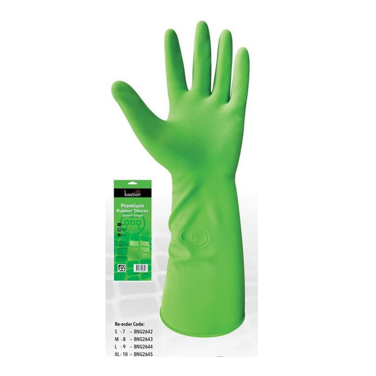 Bastion - Premium Rubber Gloves - $2.65 EA / CTN QTY: 12