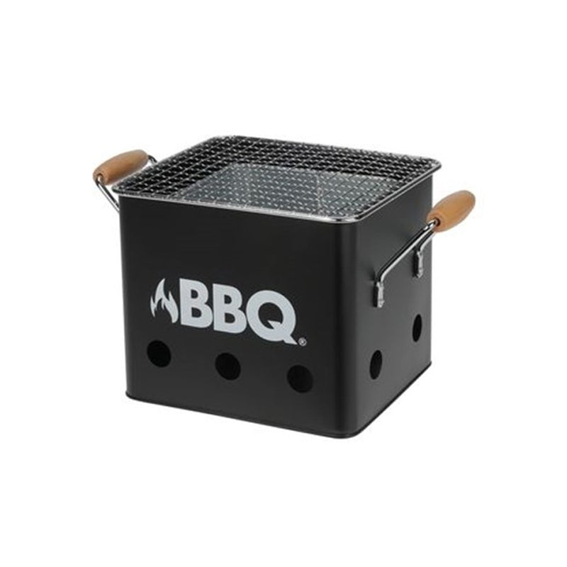 BBQ Cube Mat Black 16x16x29cm