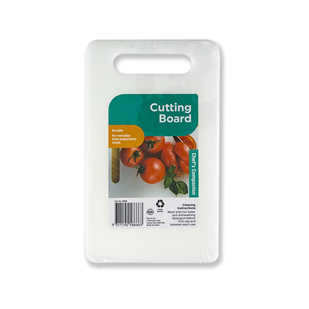 Chopping Board Plastic White Small - $1.55 EA / CTN QTY: 12
