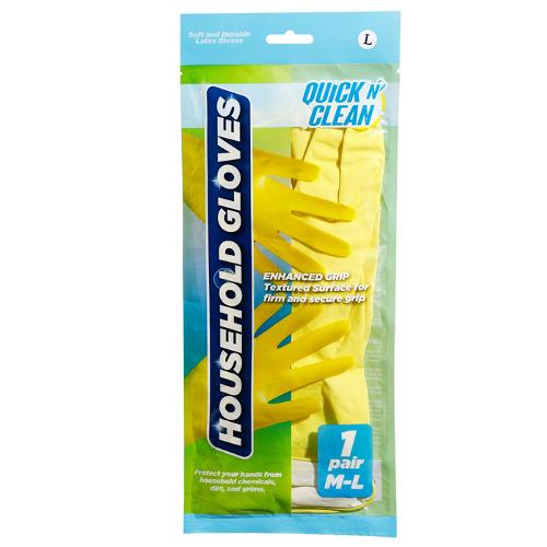 Dish Gloves Latex M L - $1.50 EA / CTN QTY: 12