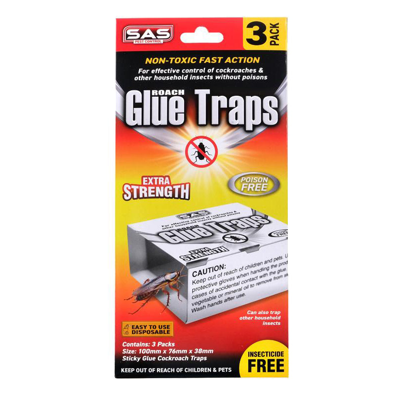 Cockroach Traps 3pk - $1.50 EA / CTN QTY: 12