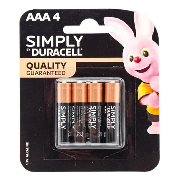 Duracell AAA 4pk - $3.99 EA / CTN QTY: 12