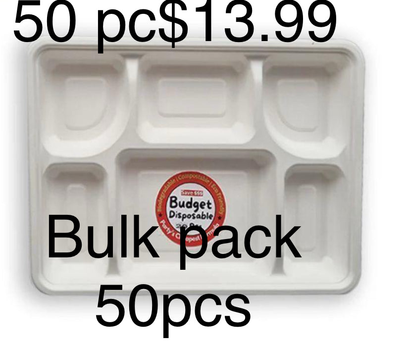 Bulk pack 50pcs 6 Comp - $13.99 EA / CTN QTY: 6