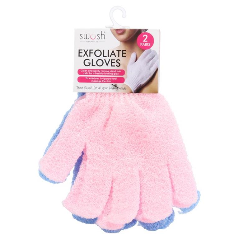 Gloves Exfoliate 2PK - $1.50 EA / CTN QTY: 5