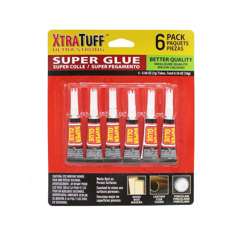 Super Glue 6 Pack - $1.00 EA CTN QTY: 12