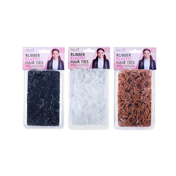 Hair Elastic Small ASSDT COL 600 PK - $1.40 EA / CTN QTY: 12