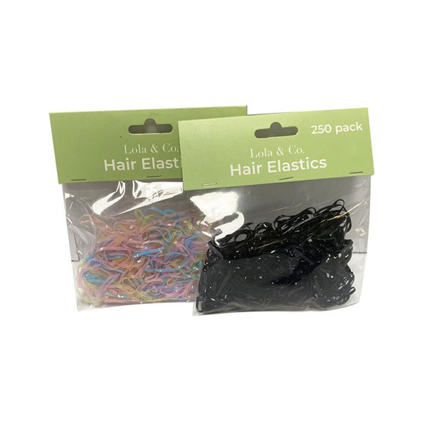 Hair elastic 250PK - $1.20 EA / CTN QTY: 12
