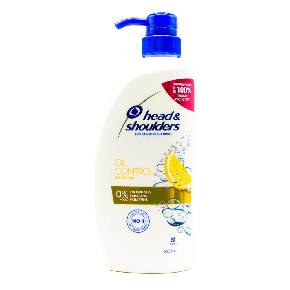 Head & Shoulders Shampoo Anti Dandruff OIL CONTROL 660ml - $5.75 EA / CTN QTY: 6