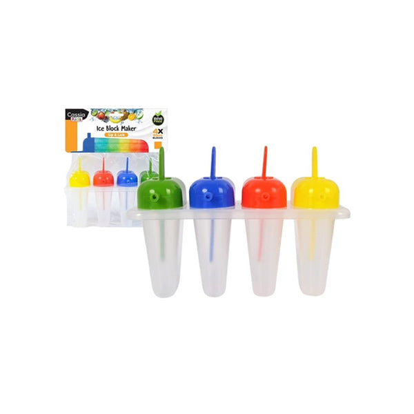 Ice block Kulfi Moulds 4PCS - $1.50 EA / CTN QTY: 12