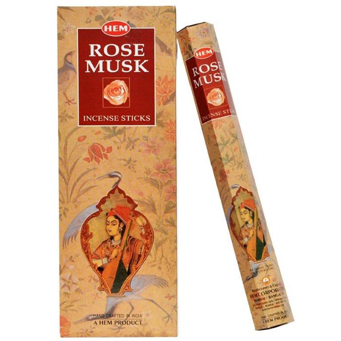 HEM Incense Rose Musk - $0.89 EA / CTN QTY: 36