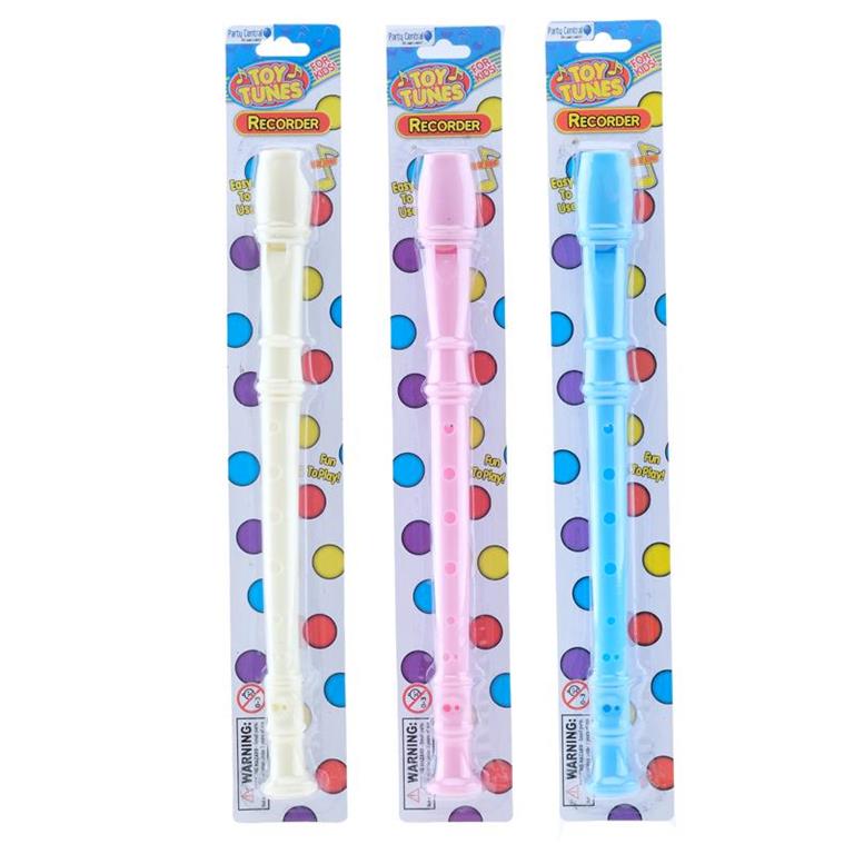 Musical Recorder 8 Hole 3 Asstd Col - $1.20 EA / CTN QTY: 12