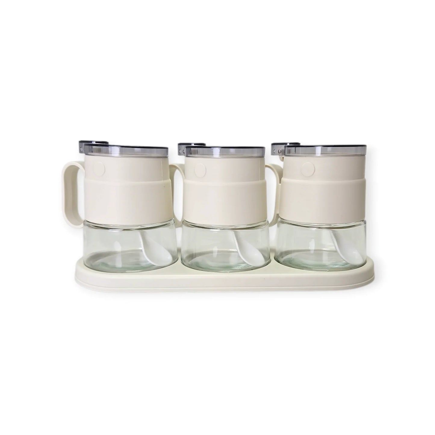 Spice Jar With Tray Set 3PCS - $6.99 EA / CTN QTY: 10