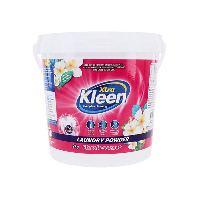 Laundry Powder In Tub w/ Scoop Floral Scent 2kg - $6.49 EA / CTN QTY: 8