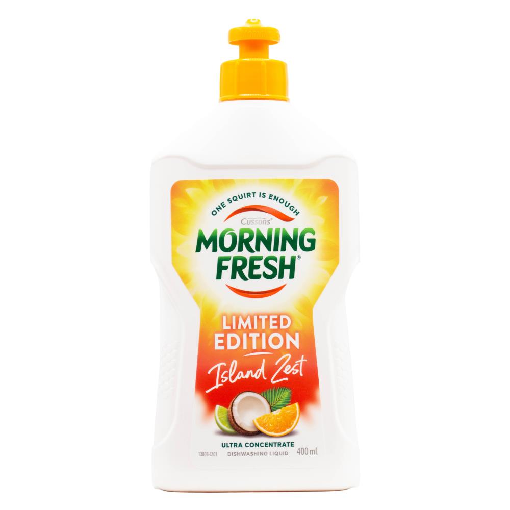 Morning Fresh Dishwashing Liquid Island Zest 400ml - $2.99 EA / CTN QTY: 12