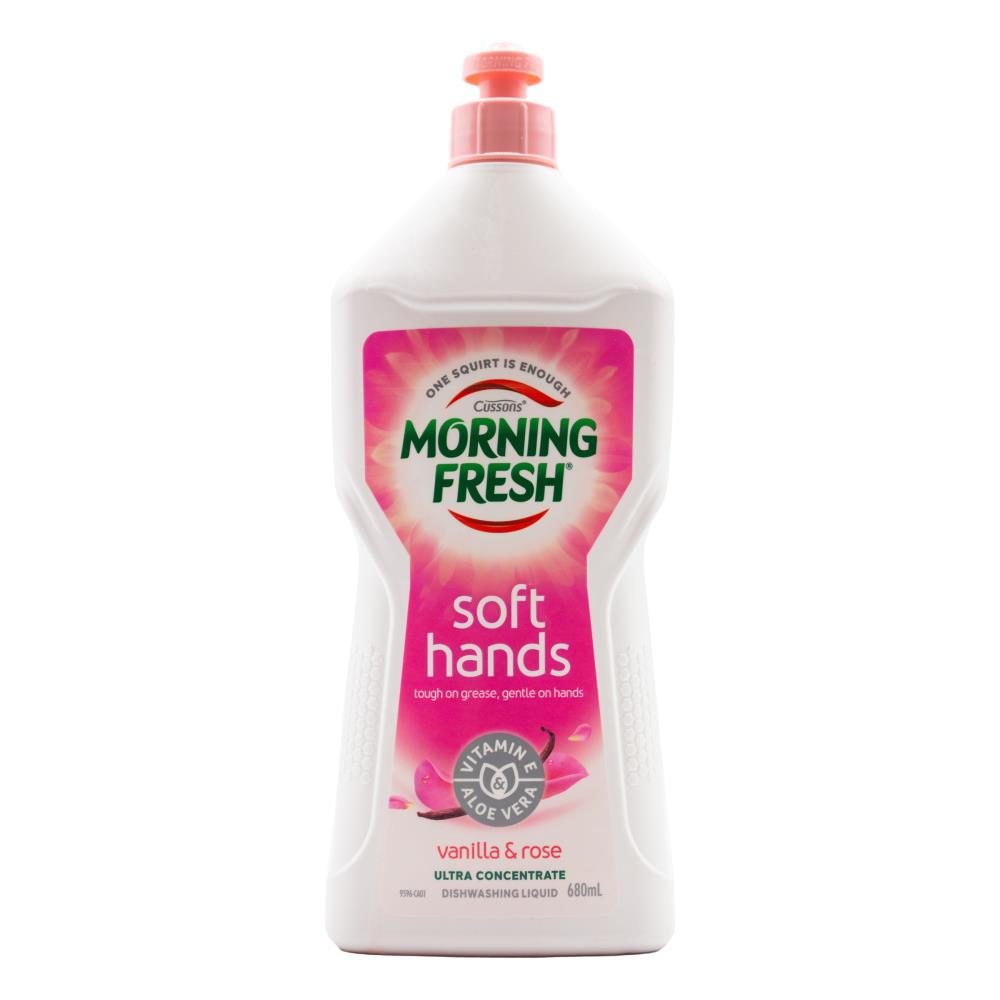 Morning Fresh Dishwashing Concentrate Soft Hands 680ML - $3.99 EA / CTN QTY: 8