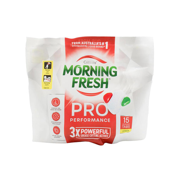 Morning Fresh Dishwasher Tablets Lemon 15PK -$3.99 EA /CTN QTY: 3