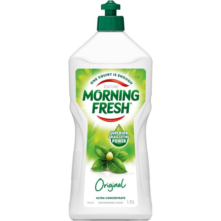 Morning Fresh Dishwashing Liquid 1.25L - $7.99 EA / CTN QTY: 9
