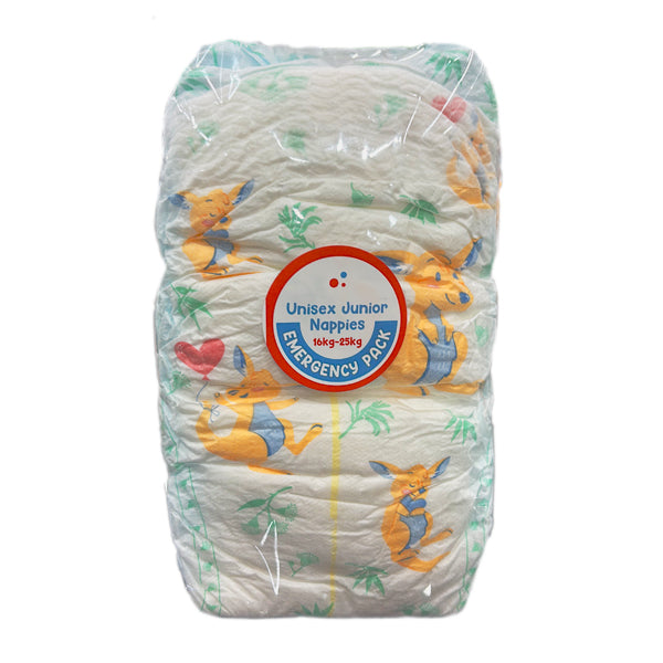 Nappies Emergency Pack Junior 4PK - $2.49 EA / CTN QTY: 12