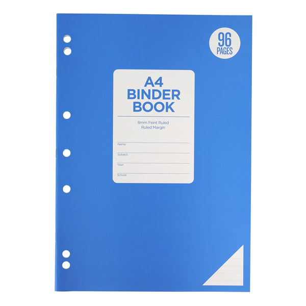Binder book A4 96 pages - $0.99 EA/ CTN QTY: 12