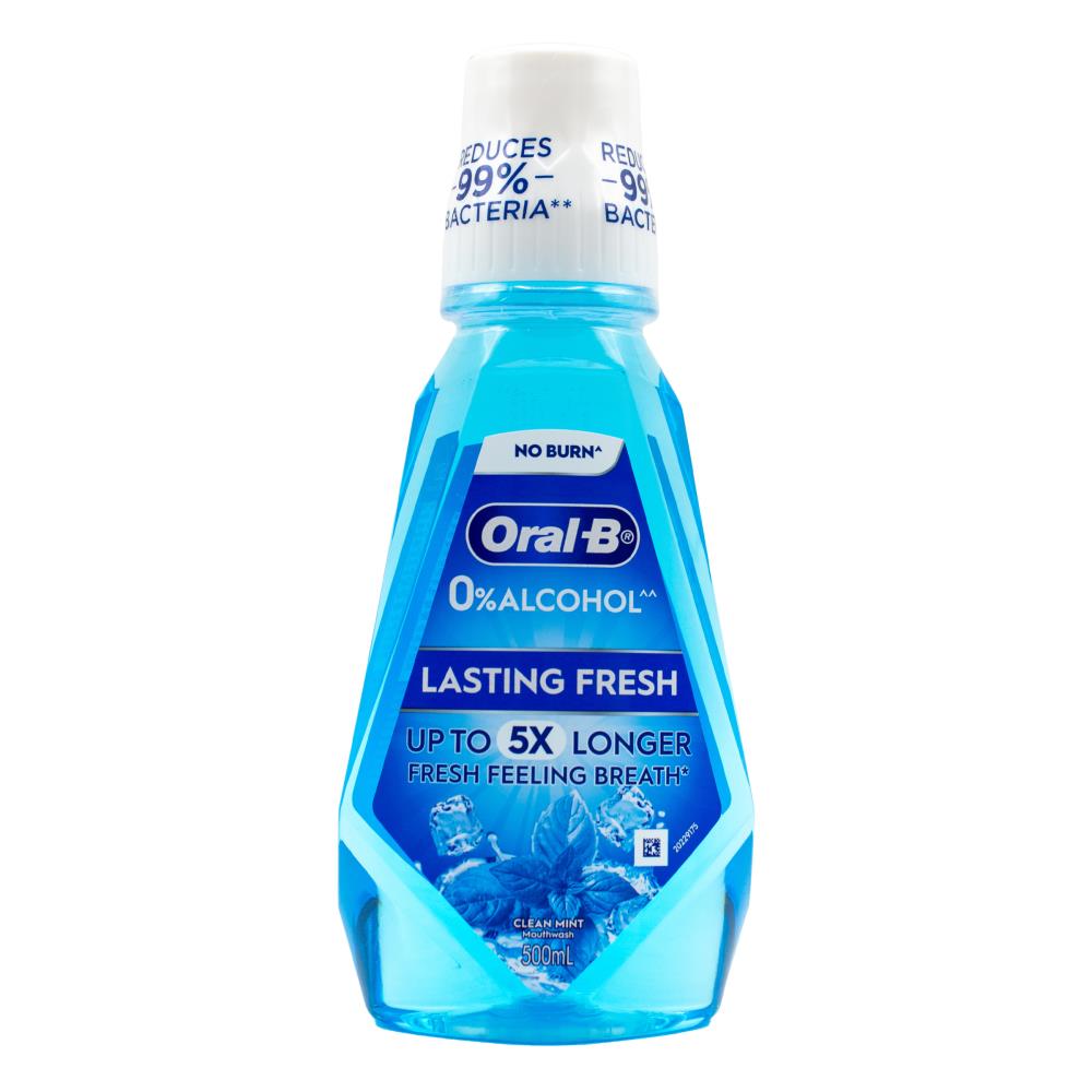 Oral B Mouth Washup to X5 Longer Fresh 500ml - $2.99 EA / CTN QTY: 3