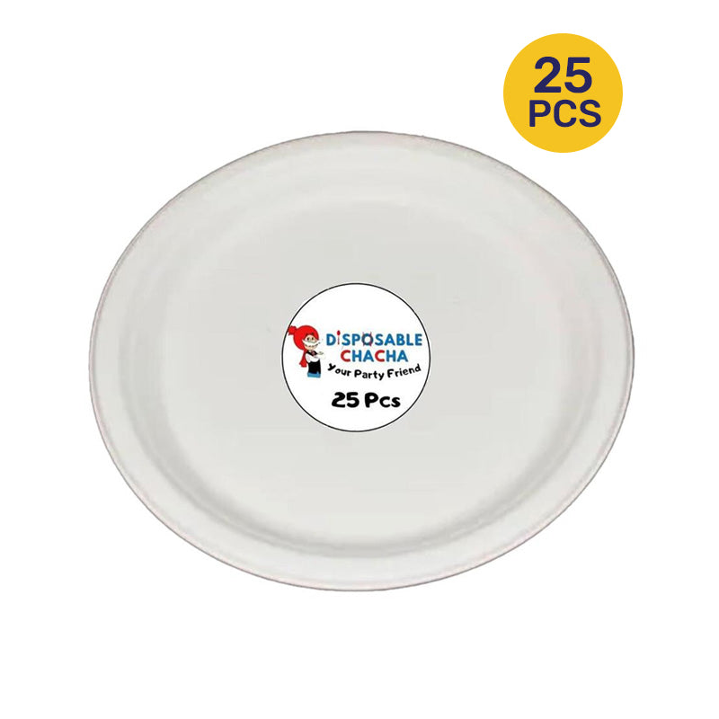 Disposable Chacha 10" Round Plate (25PCS) - $3.50 EA / CTN QTY: 20