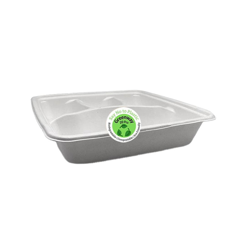 Greenway 4 Comp Square (20PCS) - $6.50 CTN-14 pkts