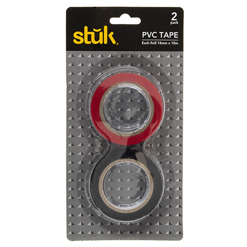 Tape PVC 10Mx18mm 2pk - $1.50 EA / CTN QTY: 9