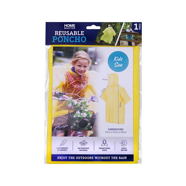Poncho Reusable for Kids - $1.99 EA / CTN QTY: 12