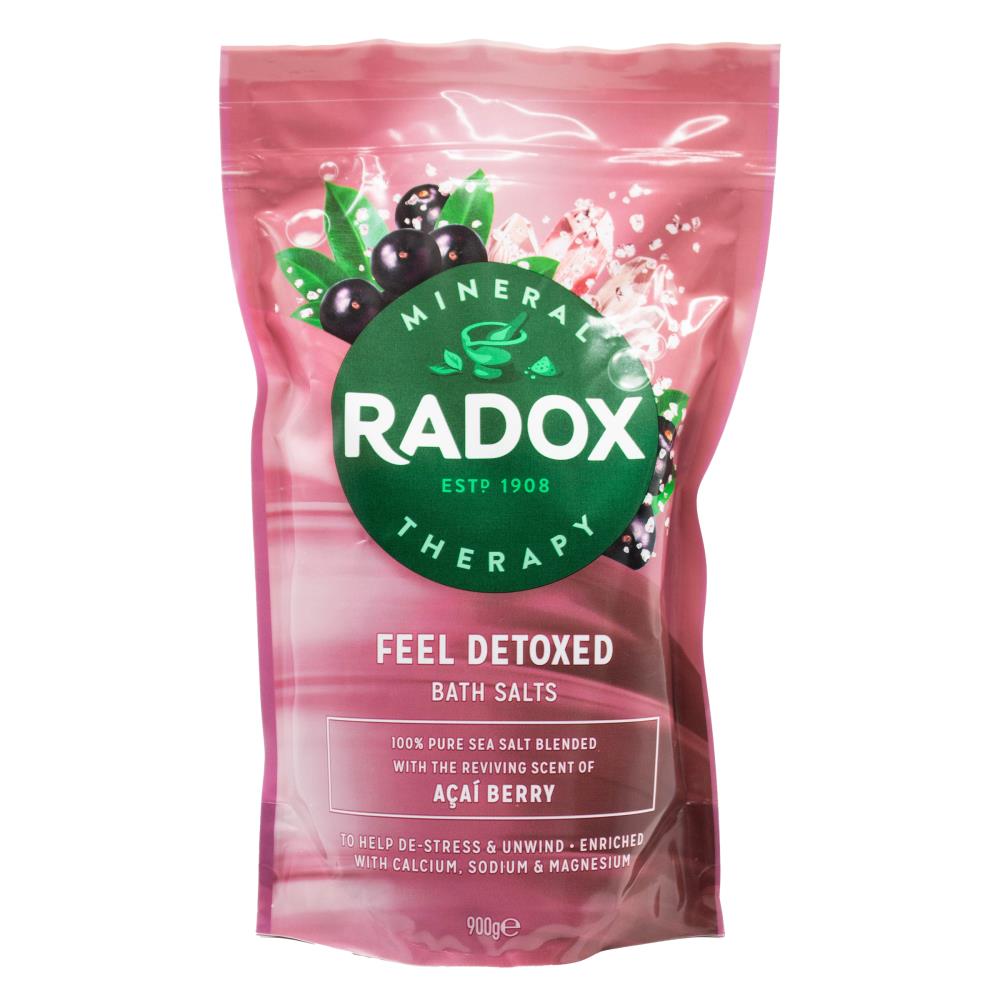 Radox Bath Salts Acai Berry 900g - $5.70 EA / CTN QTY: 4