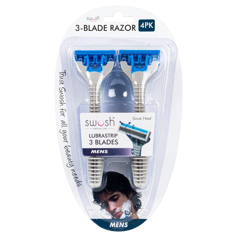 Razor Mens 3 Blade 4pk - $1.50 EA / CTN QTY: 12