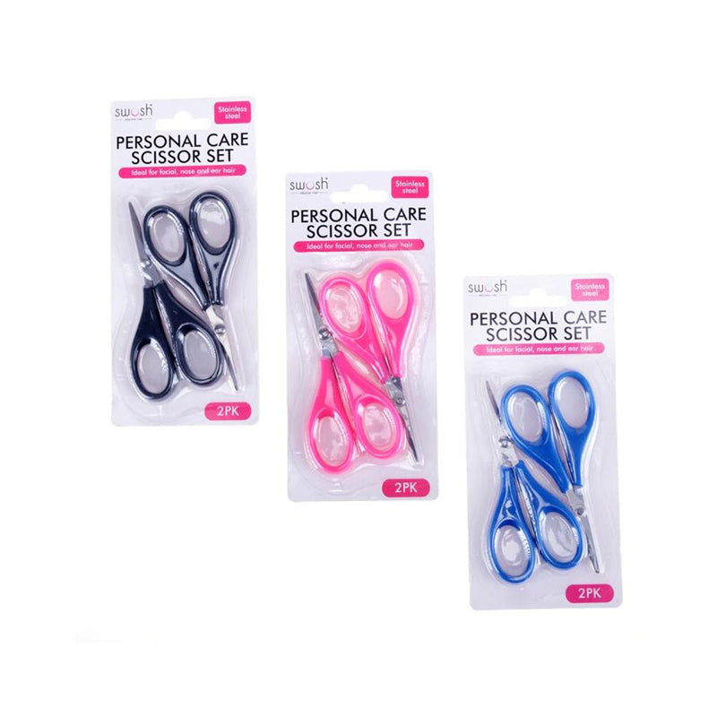 Scissor Set Personal Care 2pk - $1.35 EA / CTN QTY: 12
