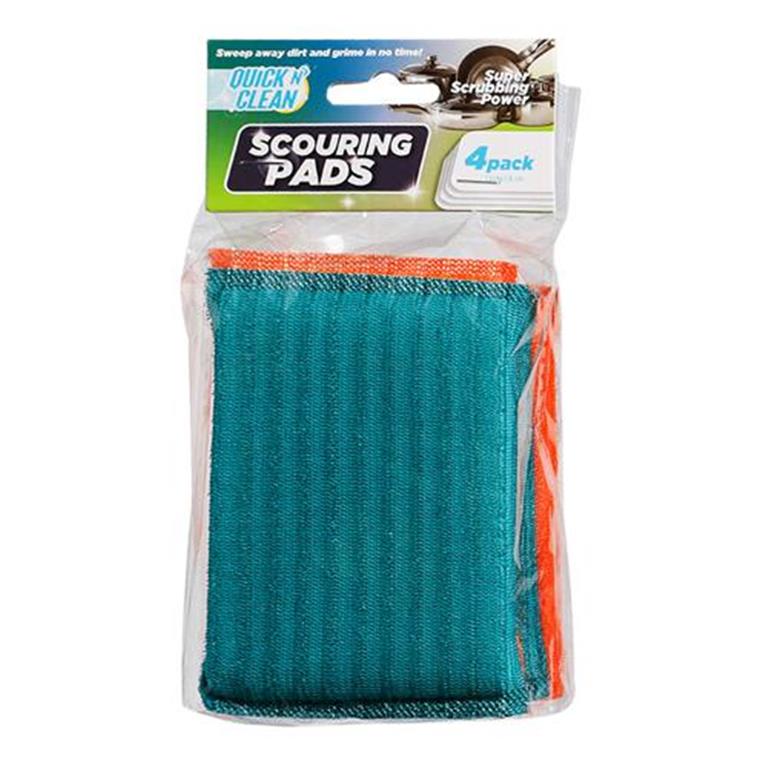 Non Scratch Scourer 4PK - $1.65 EA / CTN QTY: 12