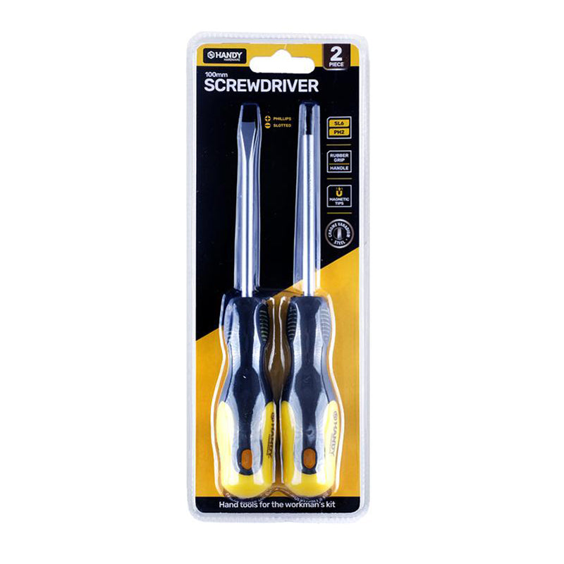 Screwdriver Set 2Pc Phillips & Slotted - $2.50 EA / CTN QTY: 12