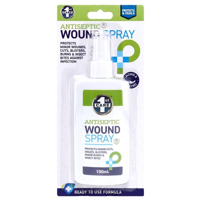 Antiseptic Wound Cleansing Spray 100ml - $3.50 EA / CTN QTY: 6