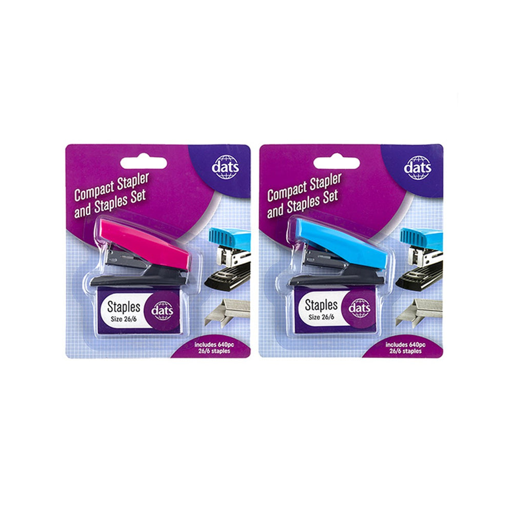 Stapler Set Compact w/ 640 Staples - $1.50 EA / CTN QTY: 12