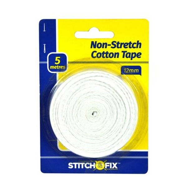 Cotton Tape 12mm x 5m - $1.50 EA / CTN QTY:12
