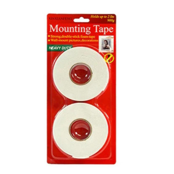 Mounting Tape 18mm X 4.5m 2PK - $1.50 EA / CTN QTY:12