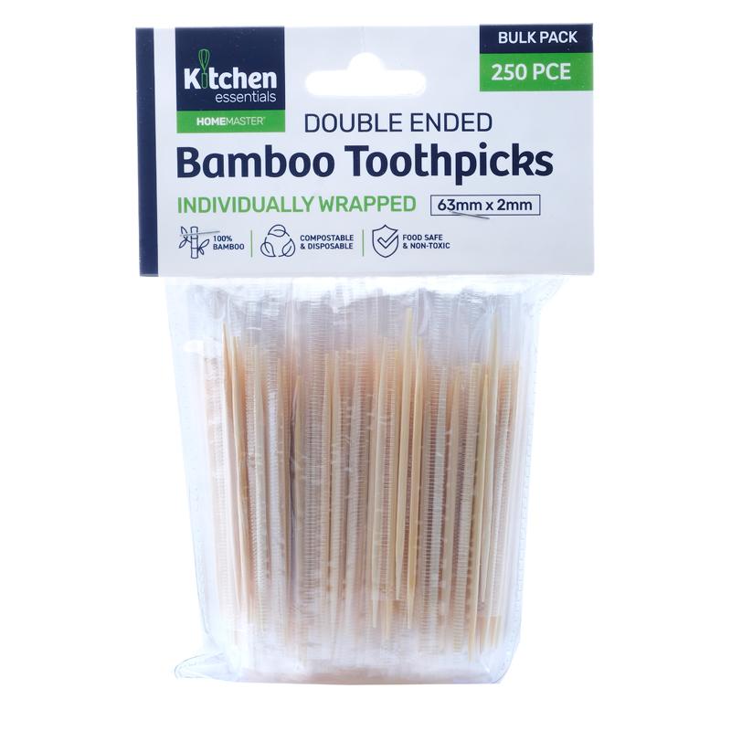 Bamboo Toothpicks 250pk - $1.20 EA / CTN QTY: 12