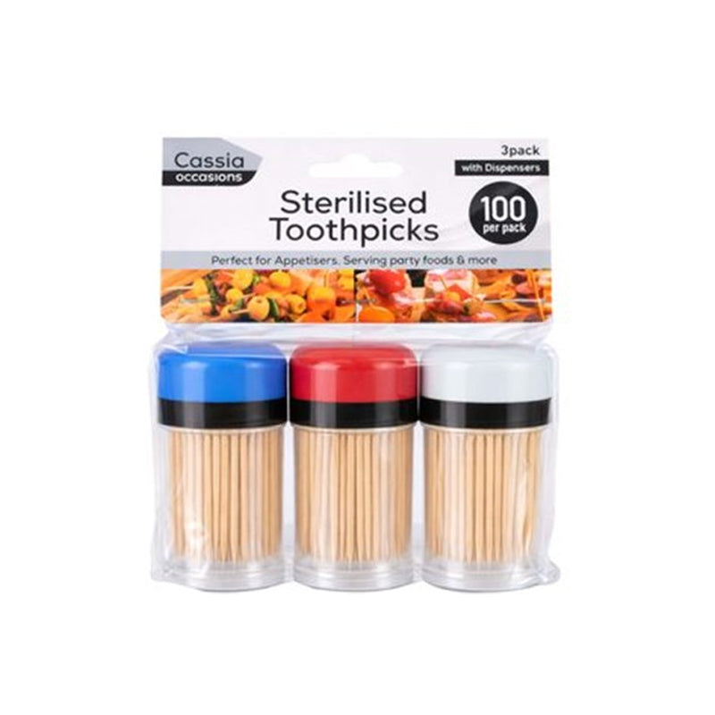 Toothpicks 3PK - $1.50 EA / CTN QTY: 12