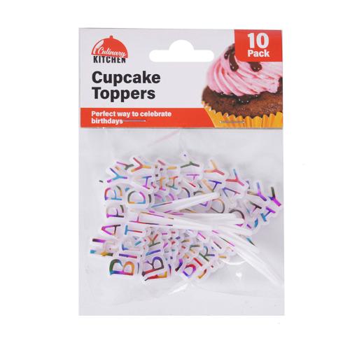 Cupcake Toppers 10PK - $1.20 EA / CTN QTY: 12