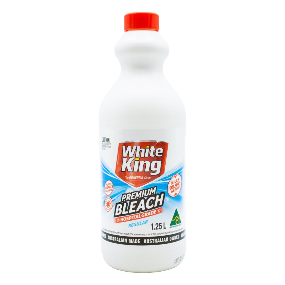 White King Bleach 1.25 L - $2.99 EA / CTN QTY: 6