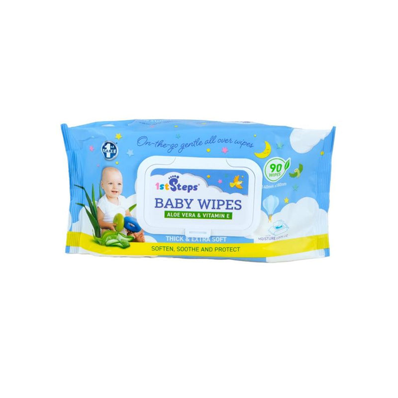 Baby Wipes Aloe & Chamomile 90PK - $1.99 EA / CTN QTY: 12