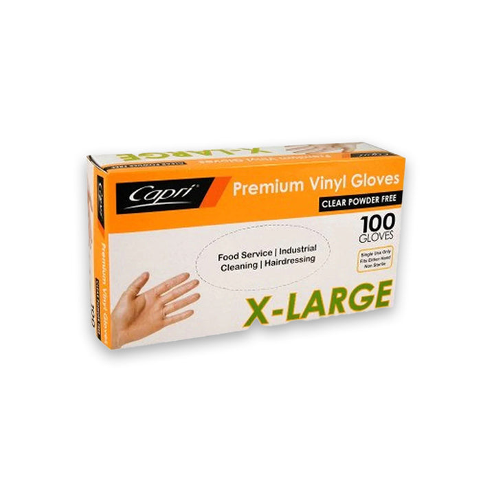Extra Large Gloves Vinyl Powder Free 100PCS - $3.50 EA / CTN QTY: 10